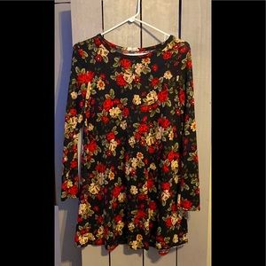 Cute Mini Knit Swing Dress